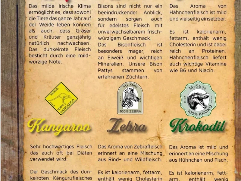 menu 0 of My Stolz The Burger Boss Neuperlach