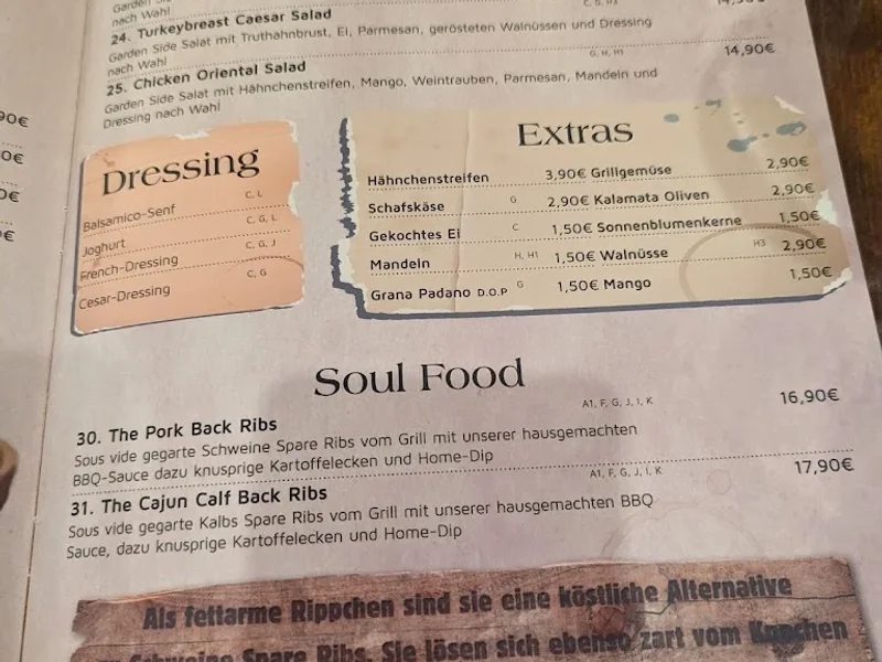 menu 2 of My Stolz The Burger Boss Neuperlach
