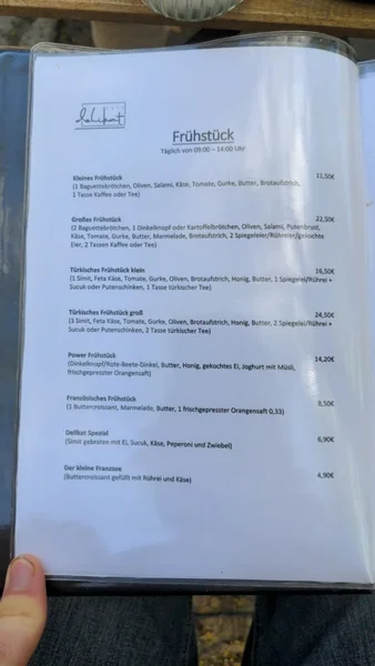 menu 1 of Delikat