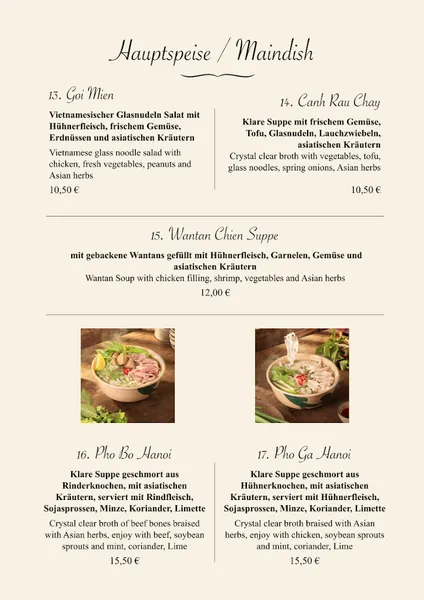 menu 2 of Mr. Wasabi