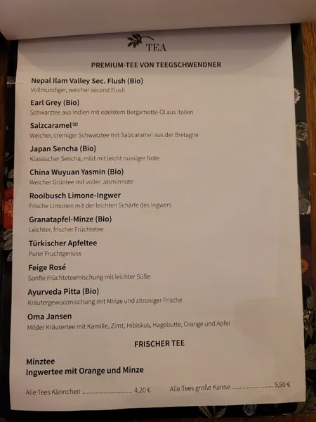 menu 0 of MalinaStories Café