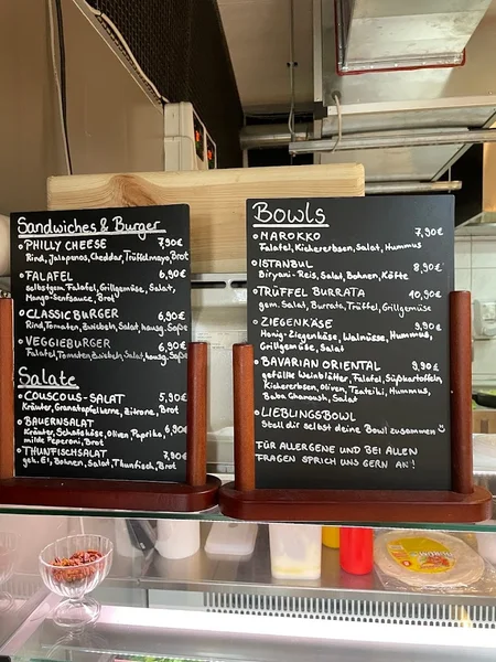 menu 0 of Bavarian Oriental