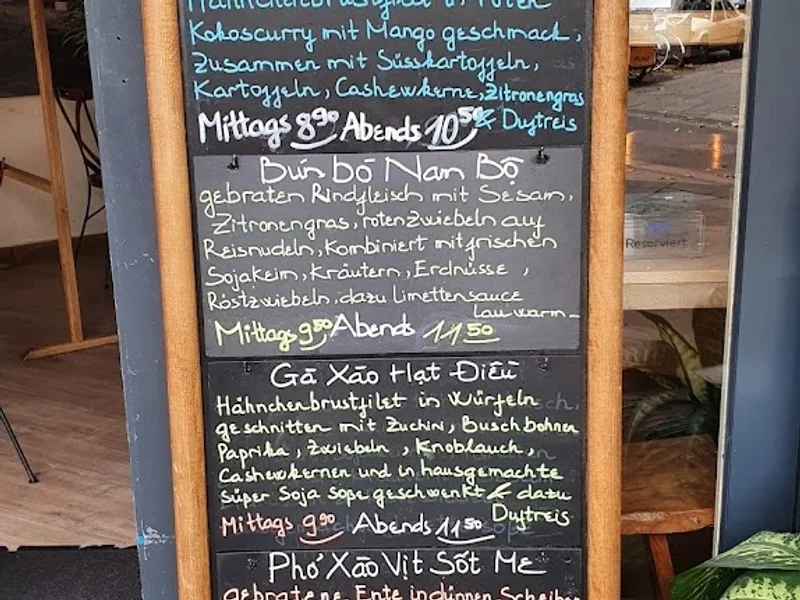 menu 2 of LU Vietnamese Cuisine