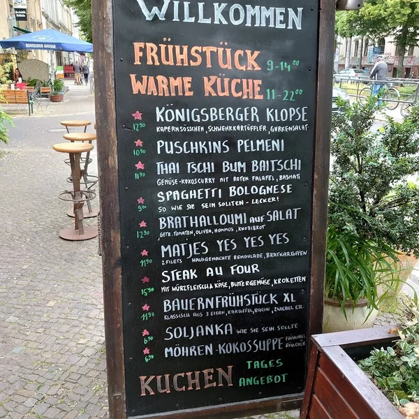 menu 2 of Café Puschkin