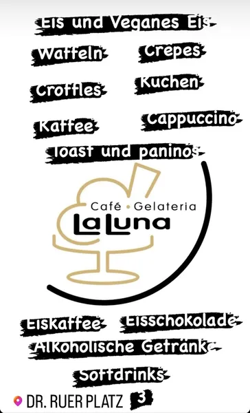 menu 0 of Gelateria La Luna