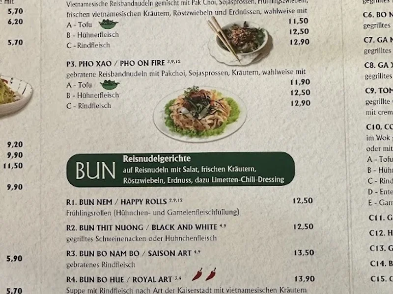 menu 2 of Hanoi Deli Rathaus