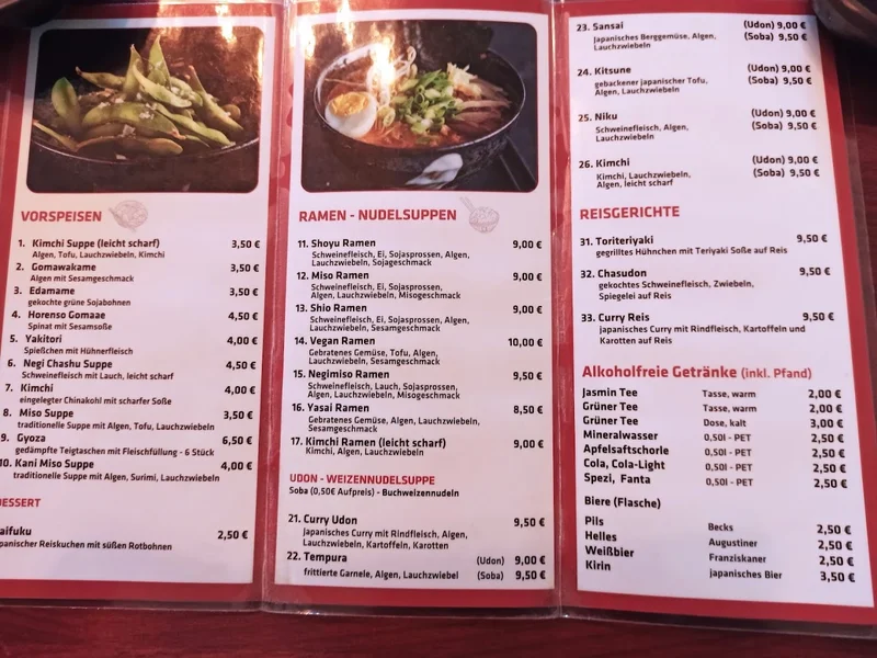 menu 1 of Fuji Sushi & Nudel Rotkreuzplatz