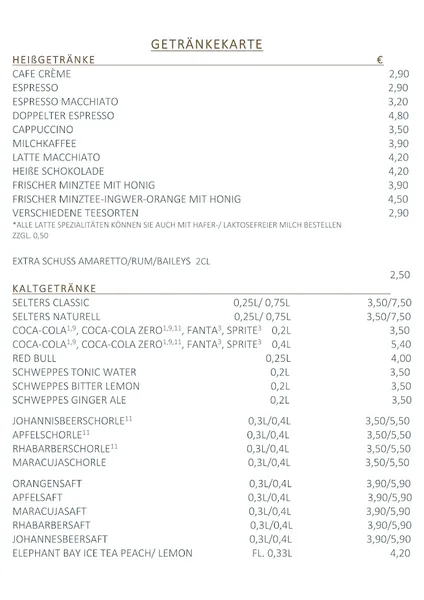menu 1 of LUJO Seecafé & Restaurant am Baldeneysee
