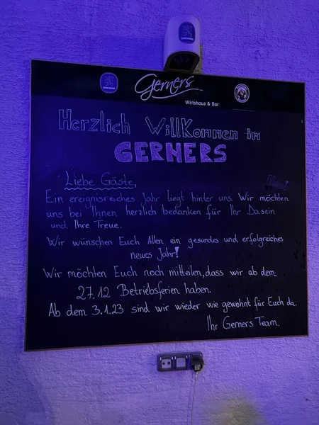menu 0 of Gerners Wirtshaus & Bar