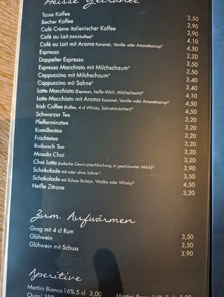 menu 0 of Restaurant Amadeus