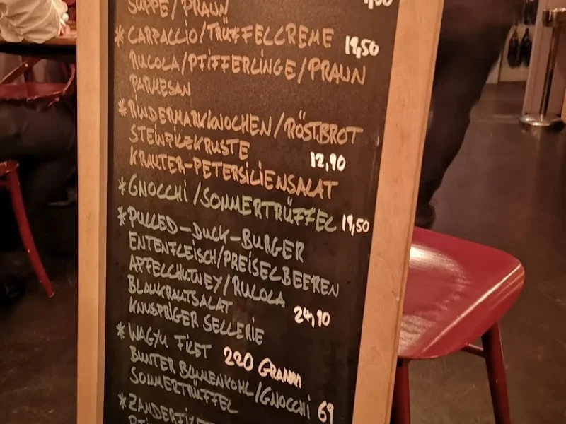 menu 1 of Burger & Lobster Bank