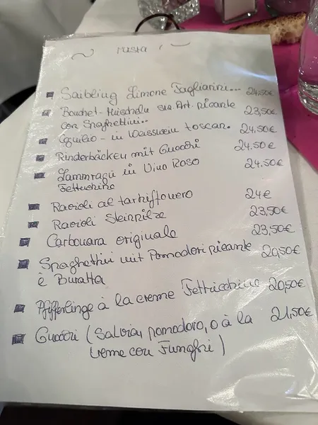 menu 0 of Pasta Davini
