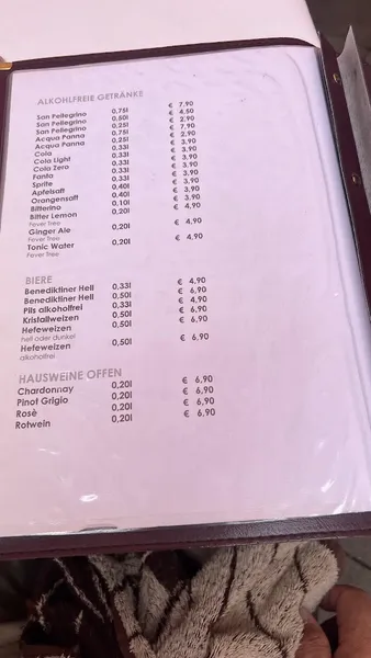 menu 0 of Ristorante Rustico