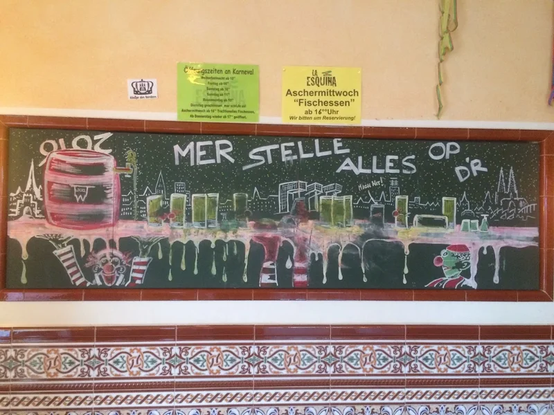 menu 2 of La Esquina