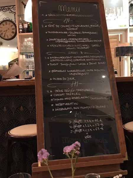 menu 1 of Maison Blue