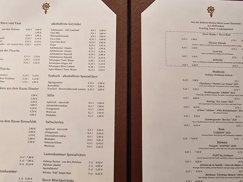 menu 0 of Stiftungsgasthaus Zum Gustl
