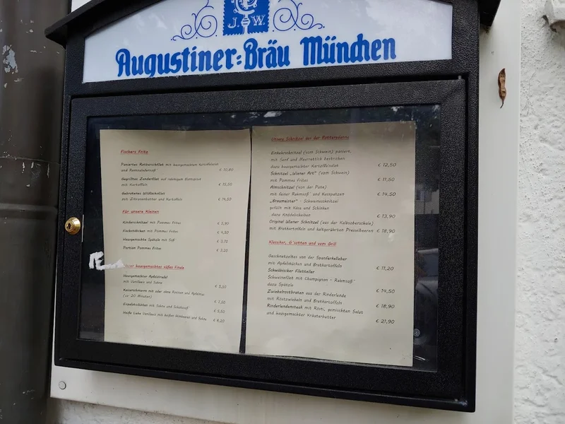 menu 0 of Restaurant Zur Aubinger Einkehr