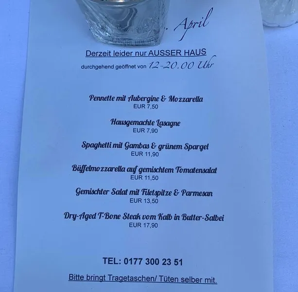 menu 0 of Ristorante da Franco