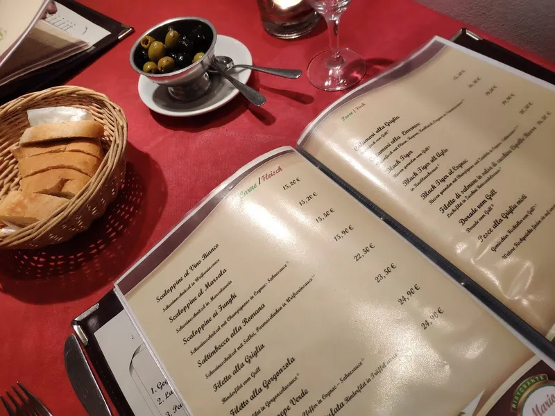 menu 1 of MARIO Ristorante Pizzeria
