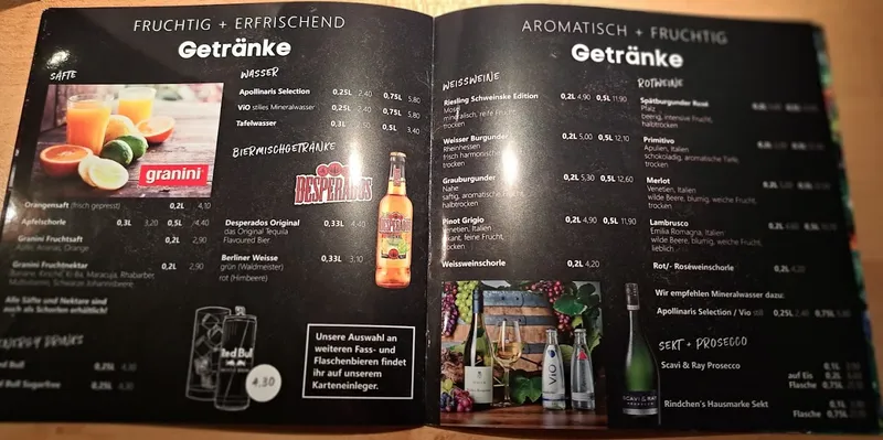 menu 1 of Schweinske Lurup