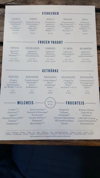 menu 2 of Cafe Kaiserbau