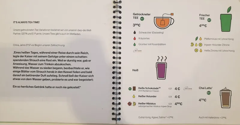 menu 2 of Weltcafé Stuttgart