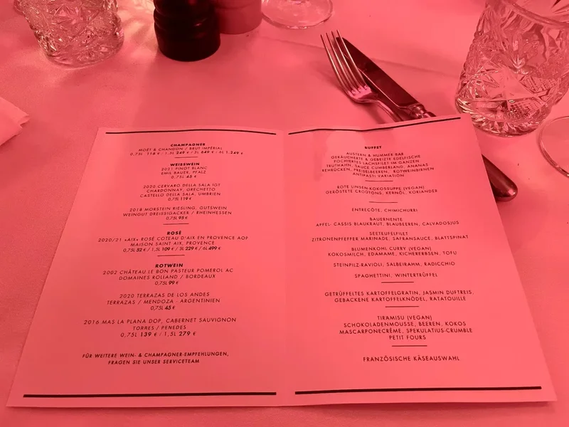 menu 1 of Café Reitschule