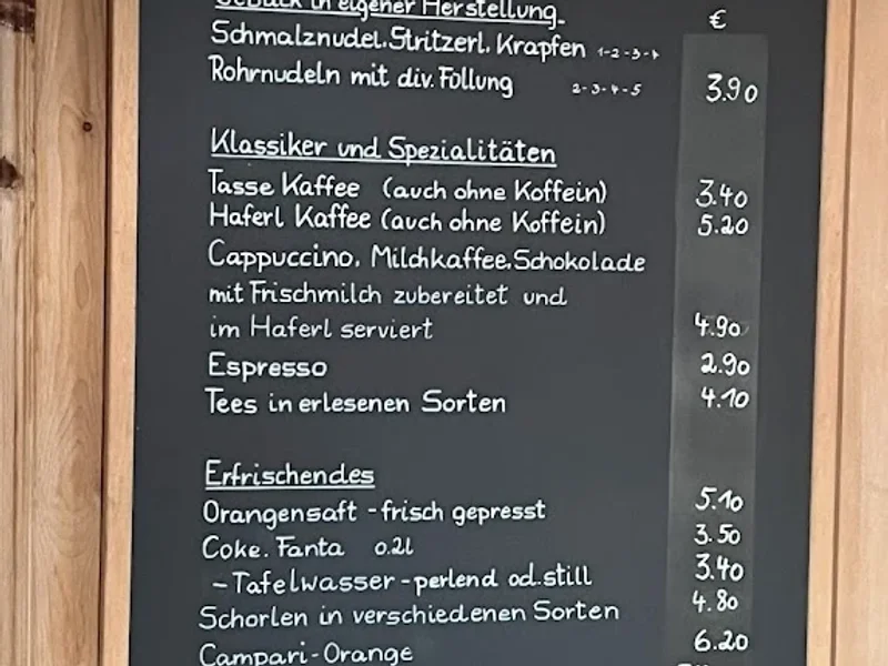 menu 1 of Schmalznudel - Cafe Frischhut