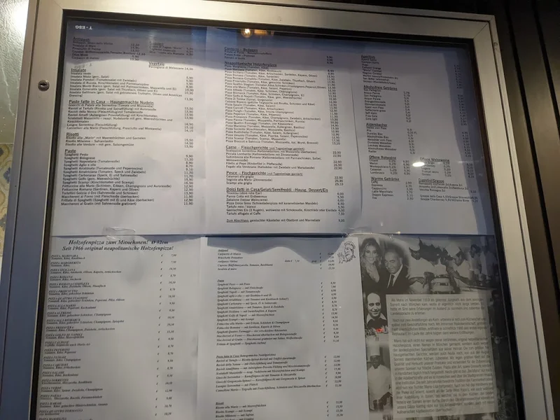 menu 2 of Ristorante Pizzeria Bei Mario