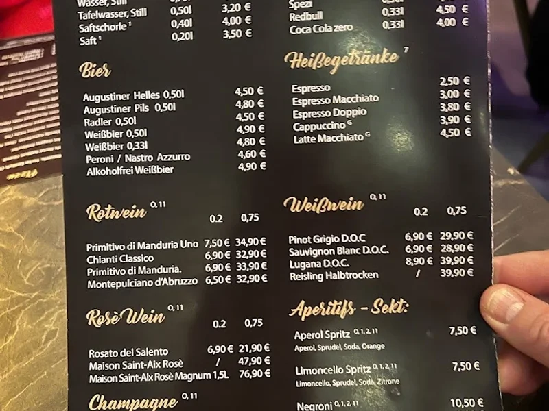 menu 0 of Calvello’s - Neapolitanische Pizzeria & Trattoria
