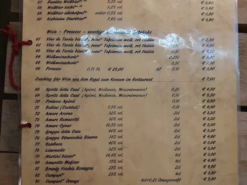 menu 0 of Lo Spuntino