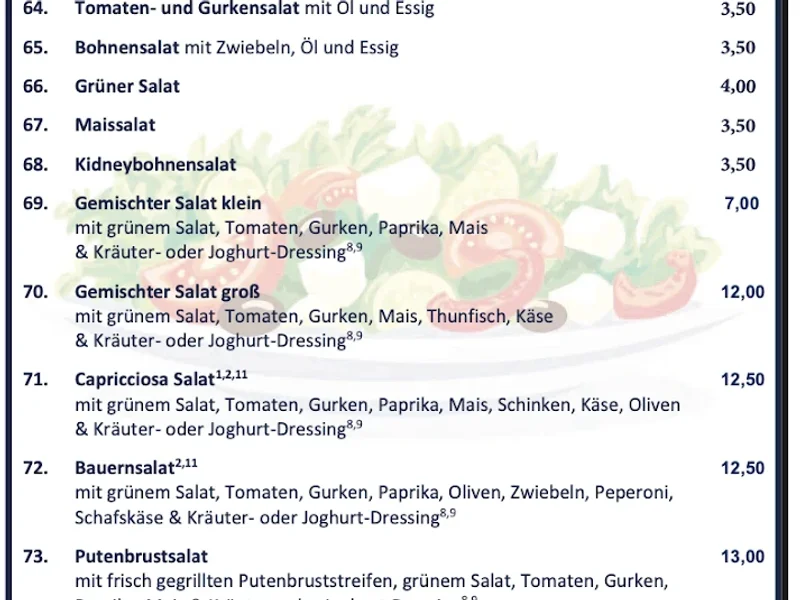 menu 1 of Olymp Imbiss-Grill-Pizzeria