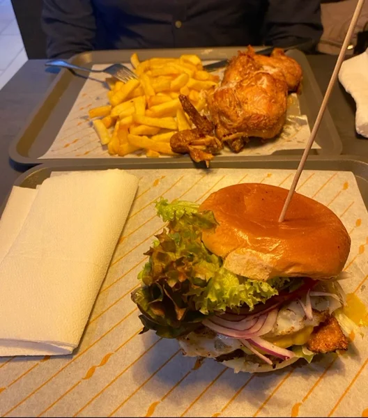 menu 2 of Chicken and Fries