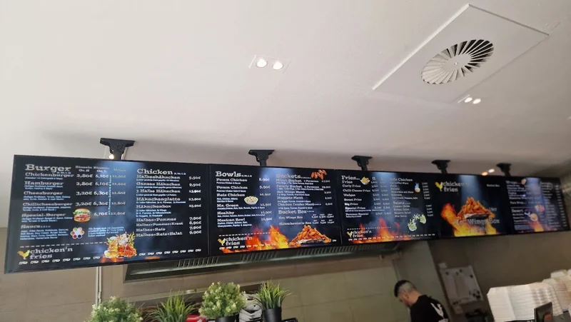 menu 1 of Chicken and Fries