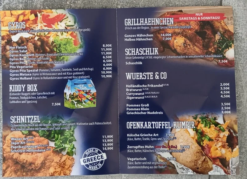 menu 0 of Nikos Grill - Der kölsche Grieche