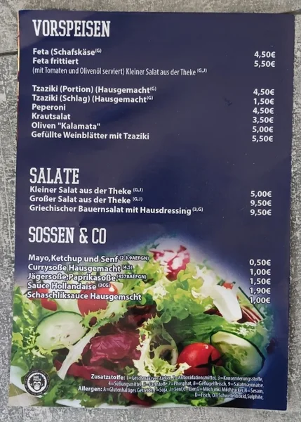 menu 1 of Nikos Grill - Der kölsche Grieche