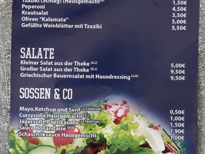 menu 1 of Nikos Grill - Der kölsche Grieche