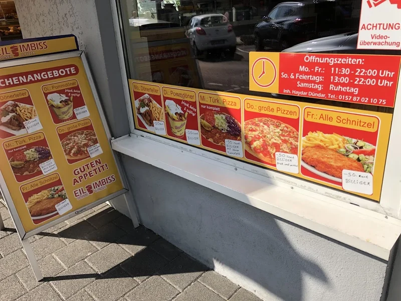 menu 1 of EIL-IMBISS & PIZZERIA