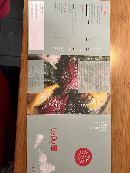 menu 1 of Ledu Happy Dumplings