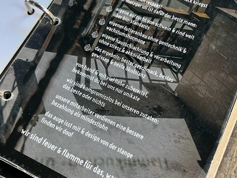 menu 1 of FEUER & FLAMME