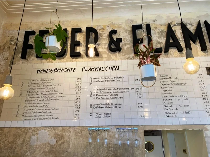 menu 2 of FEUER & FLAMME