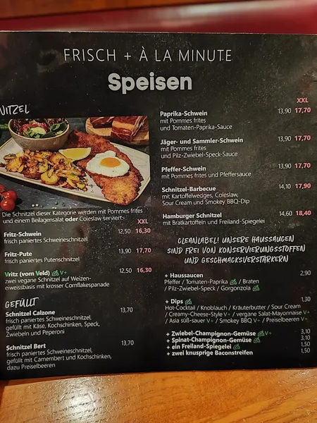 menu 0 of Schweinske Rahlstedt