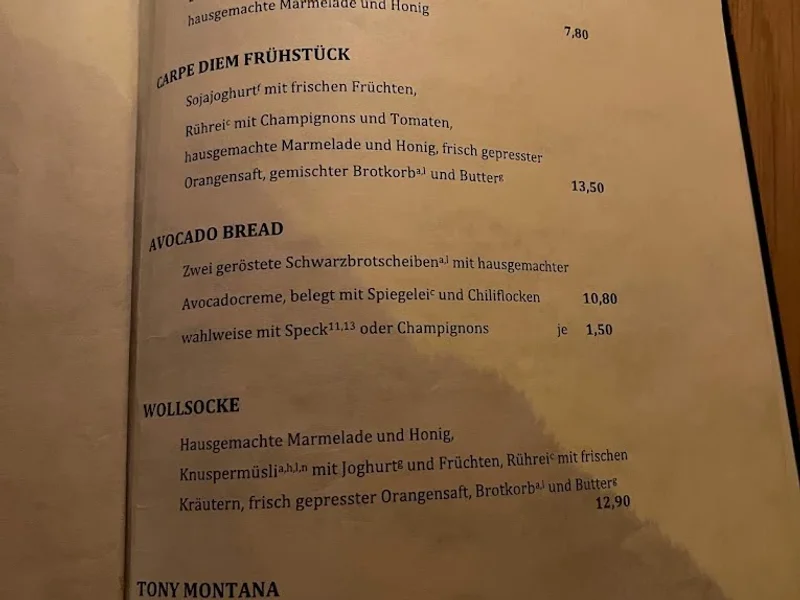 menu 0 of Café Haidhausen - München