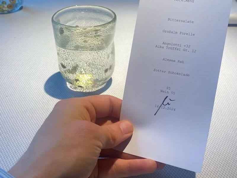 menu 1 of Restaurant Sparkling Bistro