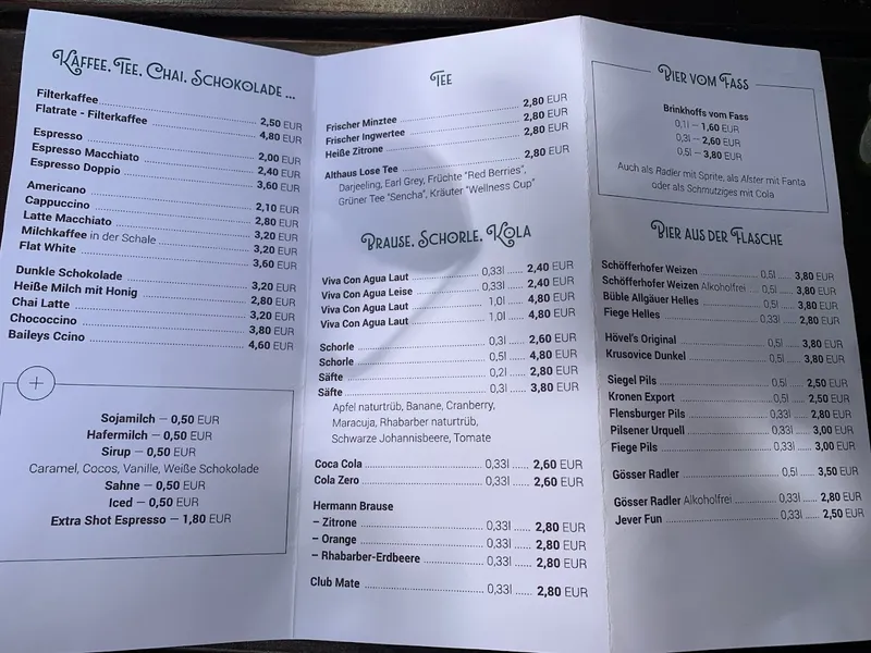 menu 1 of Grüner Salon - Dortmund