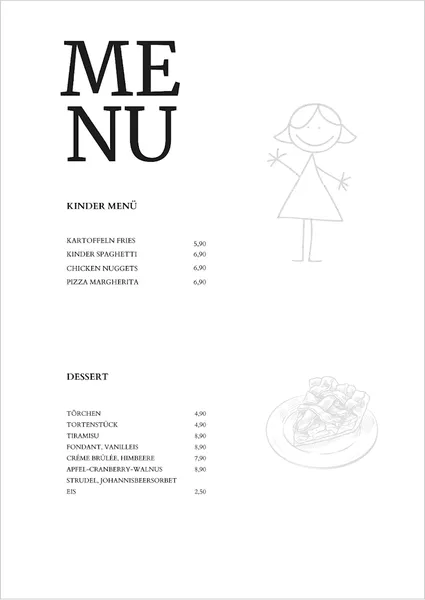 menu 2 of Restaurant Stadewäldchen