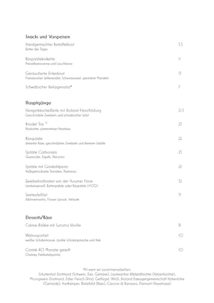 menu 0 of Labsal Dortmund