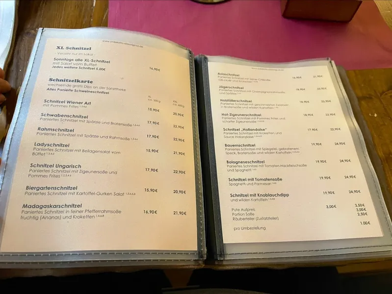 menu 0 of Onkel Otto