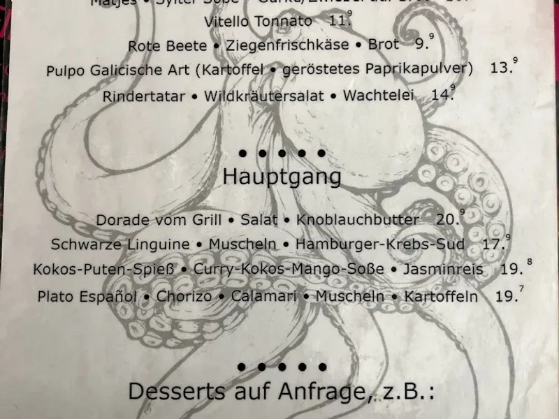 menu 0 of Restaurant Distelfarm Stuttgart