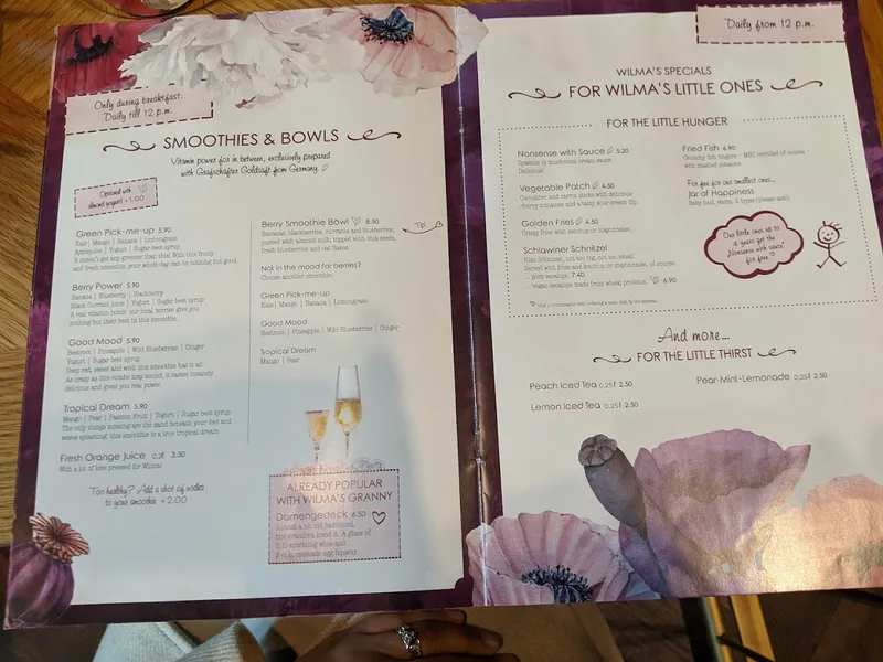menu 0 of Wilma Wunder Stuttgart
